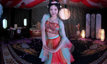 狸妖妖liyaoyao 20251010001 月下舞姬 3D VR 180 8K
