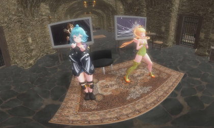 [MMD] Xytry-san and Potez-san's Monster Showdown.