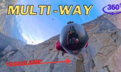 Join me in VR as me and my friends jump off this Cliff and do an amazing Base jump