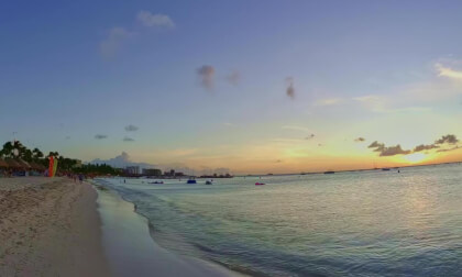 Sunset in Aruba in 180VR 8K pt2