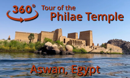 360° Tour of the Philae Temple, Aswan, Egypt