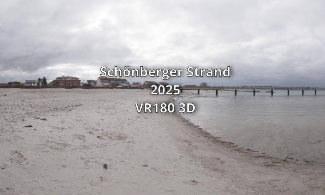 Schönberger Strand in Holstein 2025 (VR180 3D 8K)