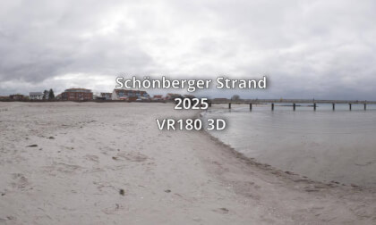 Schönberger Strand in Holstein 2025 (VR180 3D 8K)
