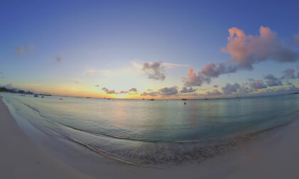 Sunset in Aruba in 180VR 8K pt4