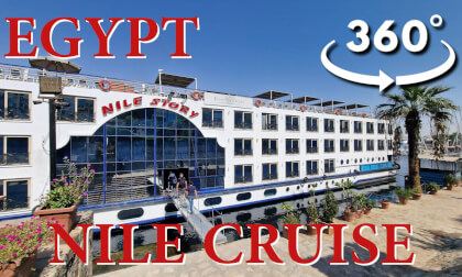 360° Tour, cruise on the board of the Nile Story