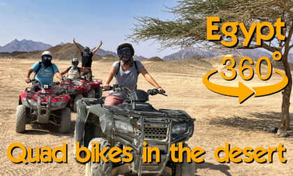 360° Desert quad bike ride in Egypt