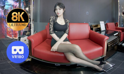 Models at the booth of One Ball Design
