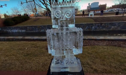 The Ice Sculptures of Frederick Fire in Ice Event 2022 3D 180 VR VR Video The Ice Sculptures of Frederick Fire in Ice Event 2022 3D 180 VR VR
