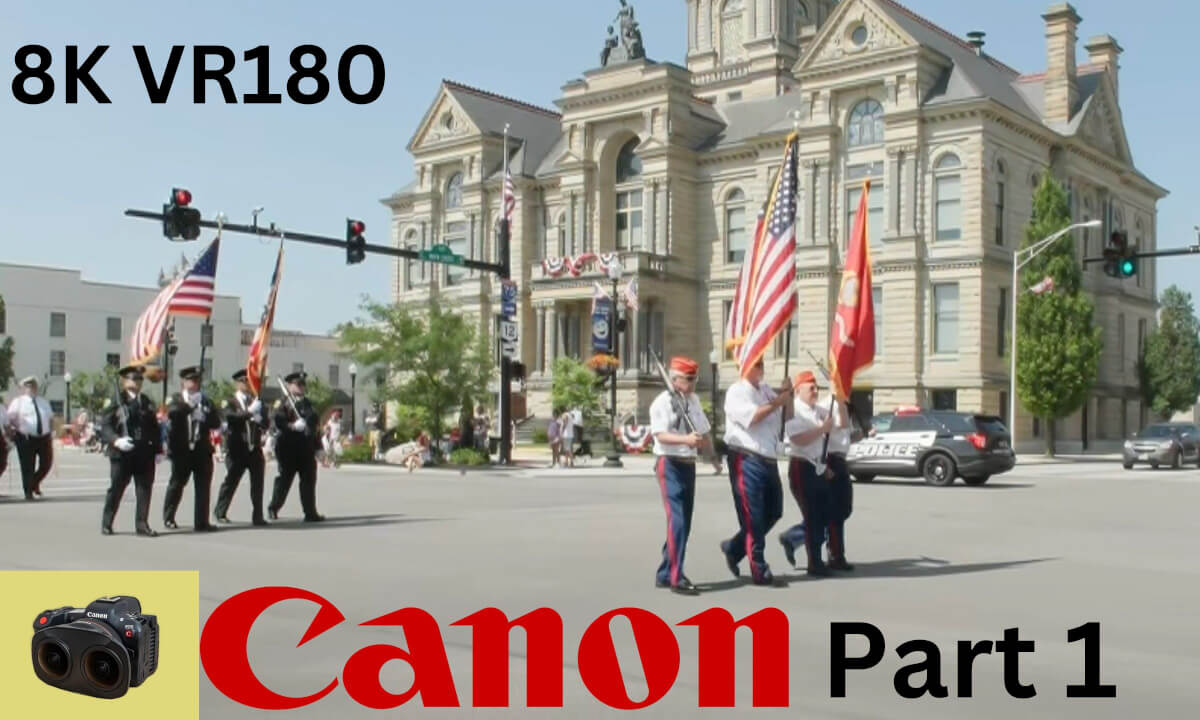 4th of July Parade Part 1 Findlay Ohio 2023 Canon 8K60 VR180