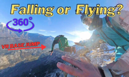 Experience the Legendary Brento Cliff | BASE Jump 360° FLIP
