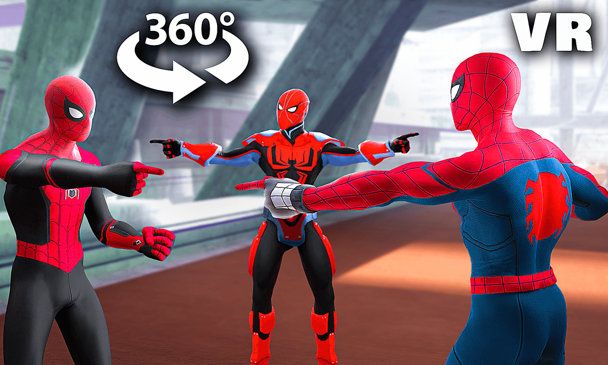 360° VR - STOP SPIDER-MAN || Spider-Man:Across the Spiderverse