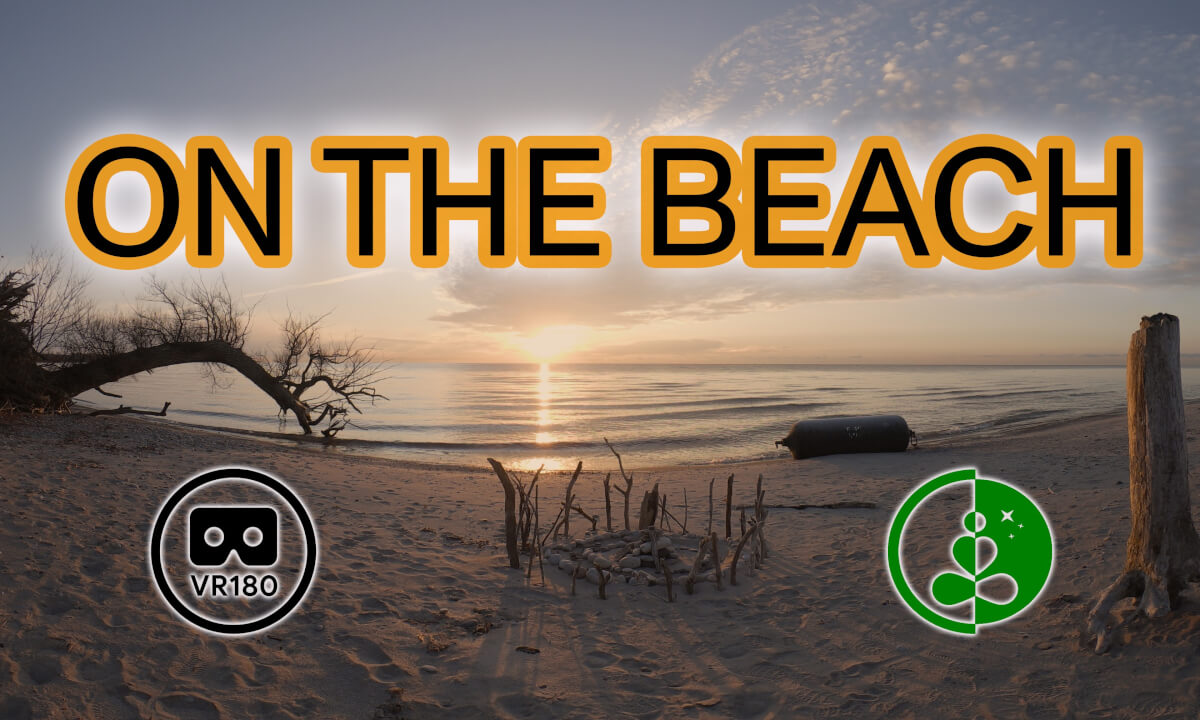 ON THE BEACH – VR180 3D Video | Relaxing Nature