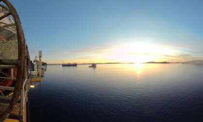Deepsea Atlantic sunset walk around.