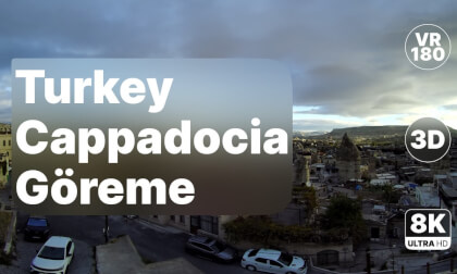 Turkey Cappadocia - Morning Walk Through Göreme 8K 180 3D