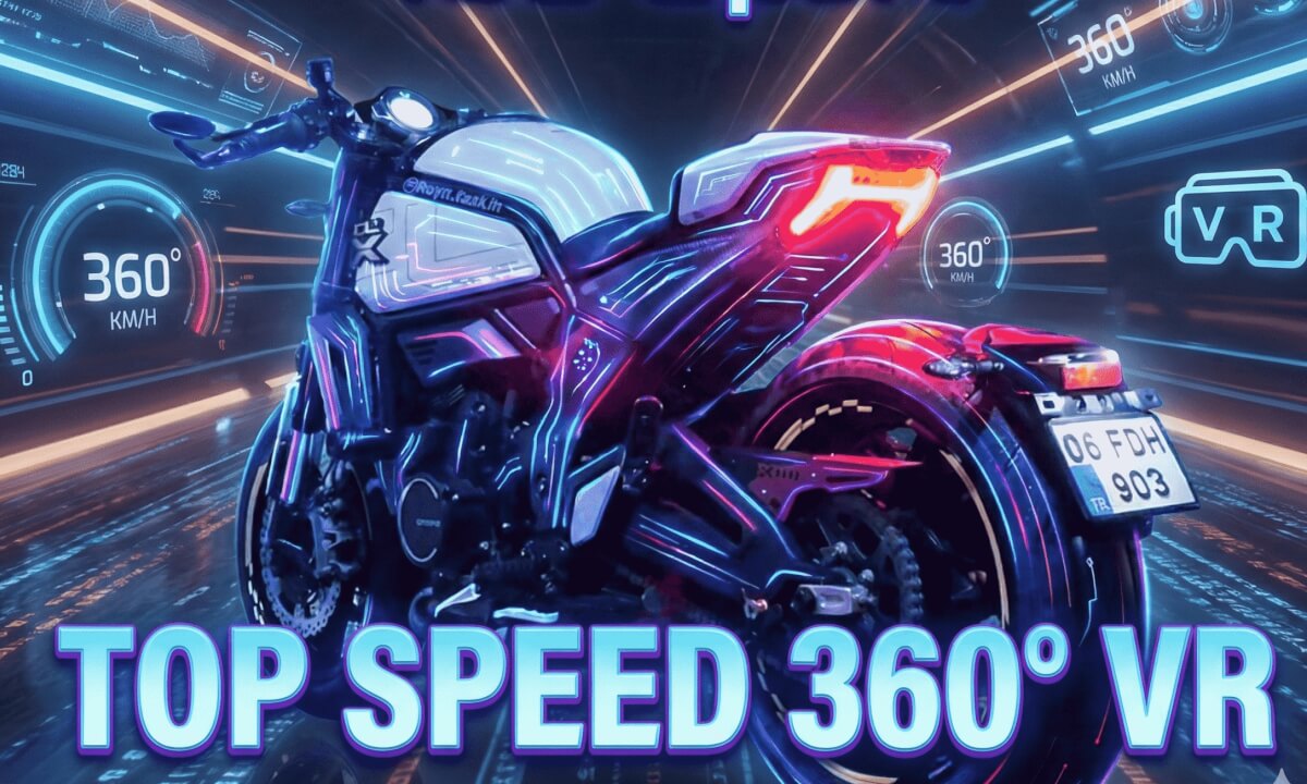 Bir ilk ! 360° VR 4K Pov Top Speed Denemesi CFMoto CL-X 700 Sport 🔥.MP4