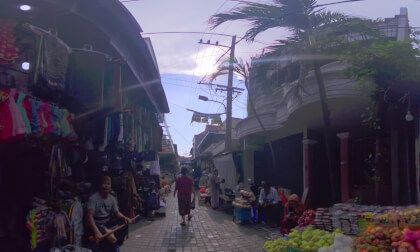 8K VR 180 Indonesia Semarang Road to Sunan Ampel mosque
