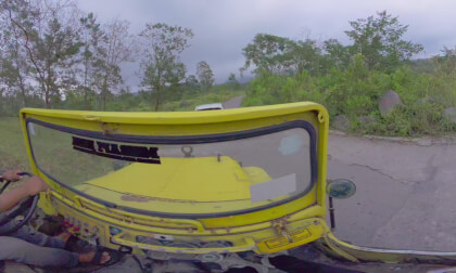 8K VR 180 Indonesia Yogyakarta Jeep Ride to Volcan