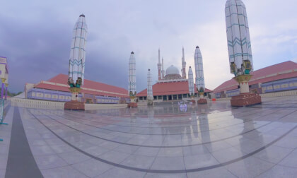 8K VR 180 Indonesia Semarang Central Java Grand Mosque