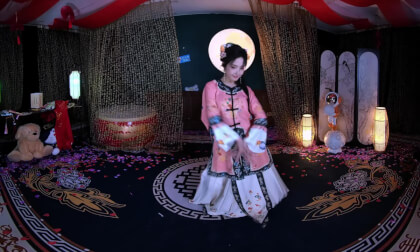狸妖妖liyaoyao 20251018001 桃花笑 3D VR 180 8K
