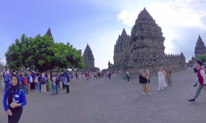 8K VR 180 Indonesia Yogyakarta Prambanan Temple