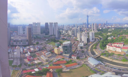 8K VR 180 Amazing view on Kuala Lumpur