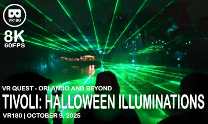 Tivoli: Halloween Illuminations - VR180 - 8K 30FPS