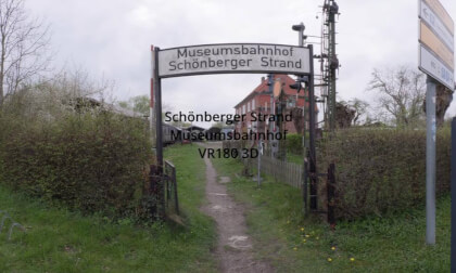 Museumsbahnhof Schönberger Strand in Holstein 2025 (VR180 3D 8K)
