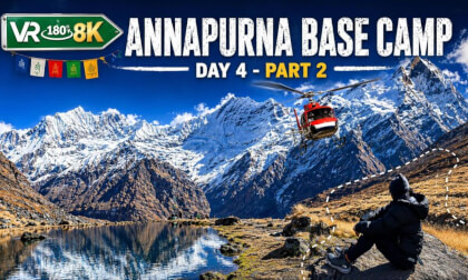 Feels Like Another Planet Annapurna Nepal Day 4 part 2 VR Hiking