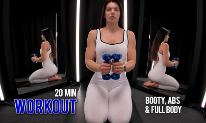 Booty, abs and full body workout with Natalia