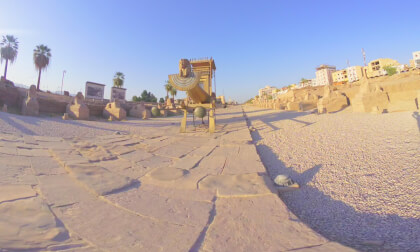 8K VR 180 Egypt Luxor Temple