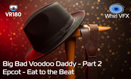 VR180 8K 3D | Big Bad Voodoo Daddy - Part 2 | Front Row | Epcot - Eat to the Beat Concert Experience