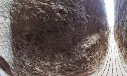 “Peña Cortada in 360º: Rock-Cut Path and Ancient Roman Aqueduct (Chelva, Spain)”