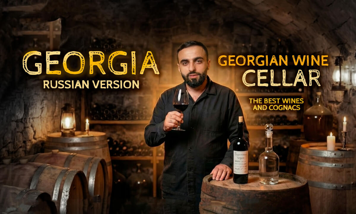 GEORGIAN WINE CELLAR, COLLECTION & CHACHA | RUSSIAN VERSION