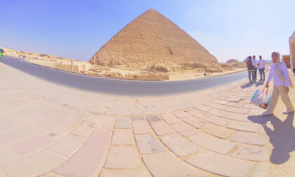 8K VR 180 Cairo pyramid + sphynx