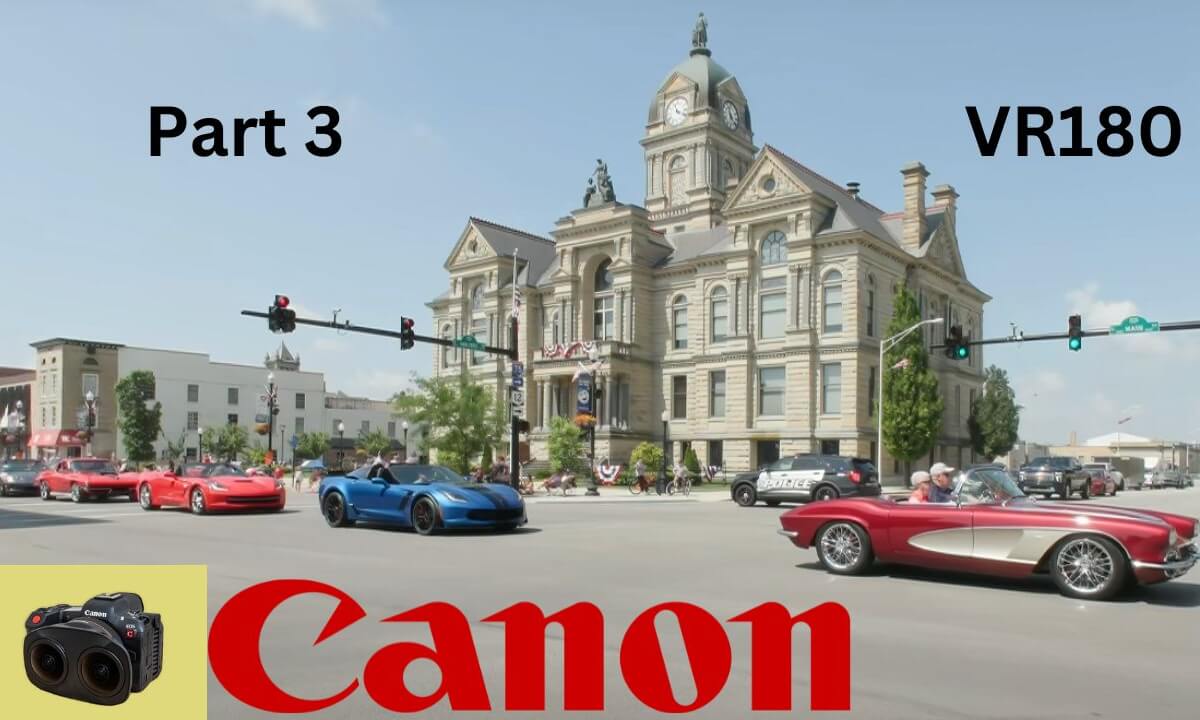 4th of July Parade Part 3 Flag City Corvettes Findlay Ohio 2023 Canon 8K60 VR180