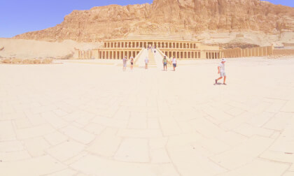 8K VR 180 Egypt Luxor Hatcheput Temple