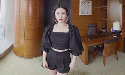 A cool girl's dance practice 3DVR/180