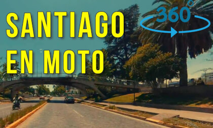 Santiago en Moto 360: Recorrido Providencia → Quinta Normal