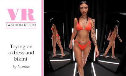 Trying On Dress And Bikini by Jasmine