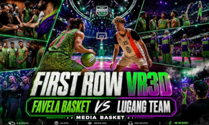 FIRST ROW VR3D | FAVELA BASKET vs LUGANG TEAM | MEDIA BASKET