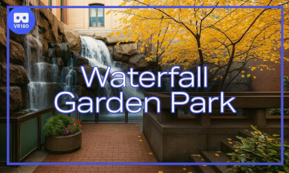 Waterfall Garden Park in Seattle | VR 180 3D