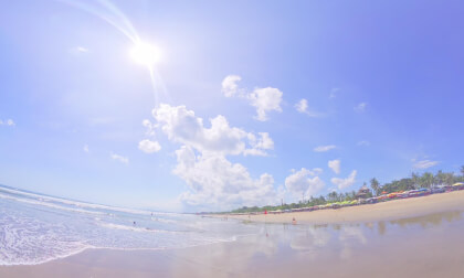 8K VR 180 Bali beach