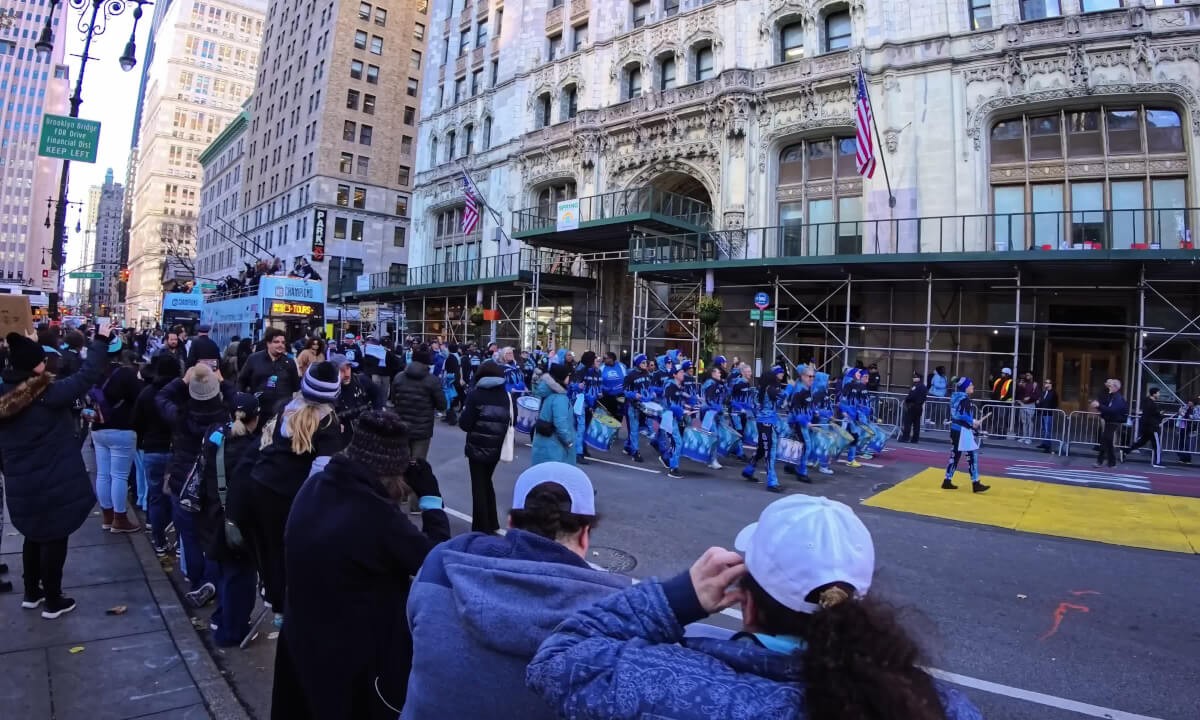 NYC ticker tape parade for the champion of the women's soccer league - FC Gotham