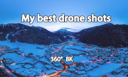 My best drone shots. VR 360 8K - Slideshow.