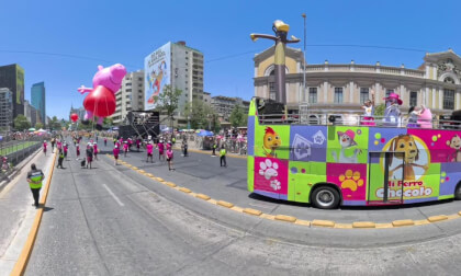 Paris Parade Chile  2025 -  The largest Christmas carnival in South America pt1