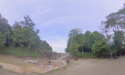 8K VR 180 Malaysia Ipoh Lupuk Timah hot spring and waterfall