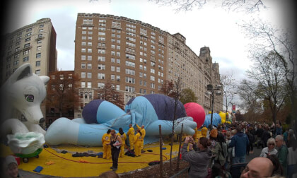 Macy's Thanksgiving day pre parade event