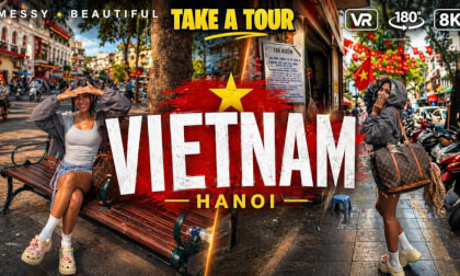 Survive Hanoi’s Traffic in VR 180° 3D Old Quarter • Cathedral • Lake | 8K (CALF)