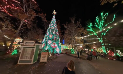 VR360 Christmas Main Street 8K (11-15-2025) - Silver Dollar City (DJI Osmo 360)