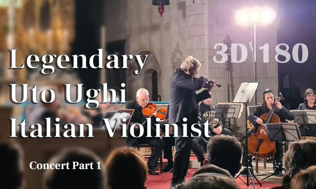 Uto Ughi Violin Concert-PART 1-8K VR 180 HQ Audio - Kreisler by Pugnani